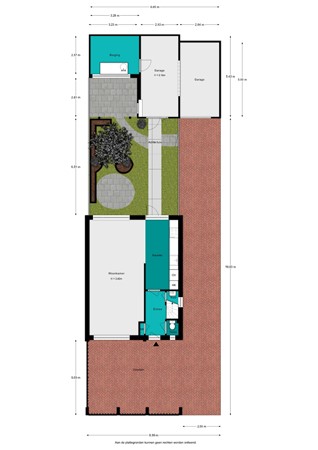 Plattegrond - Graaf Florisstraat 22, 4791 CB Klundert - Graaf Florisstraat 22 - Situatie - 2D.jpg